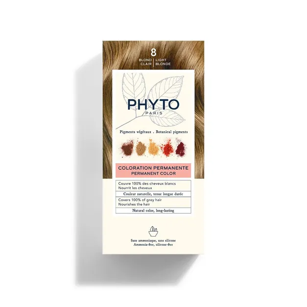 8 Light Blonde - PHYTO HAIR COLOR